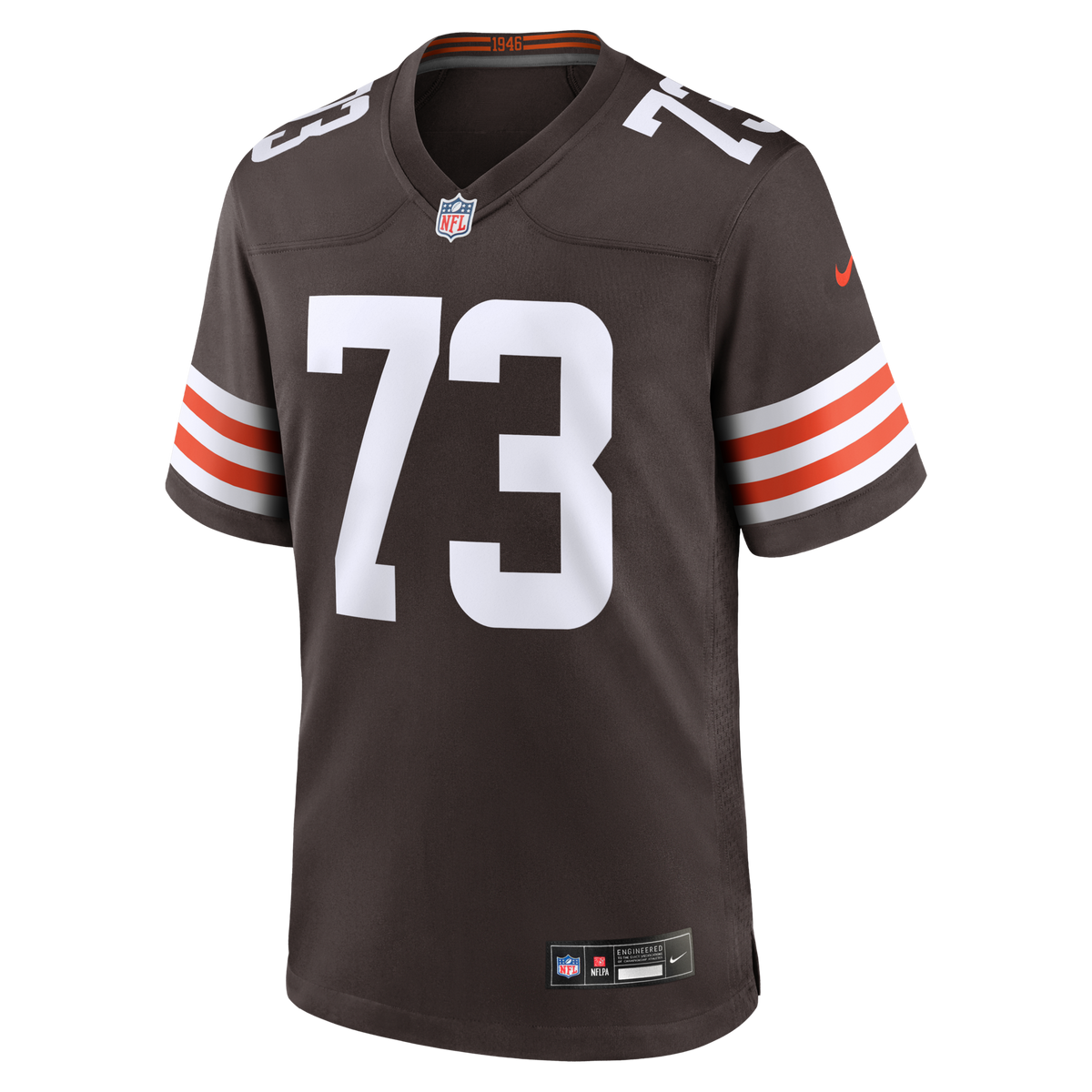 Cleveland Browns Joe Thomas Brown Retired Game Player Football Jersey
