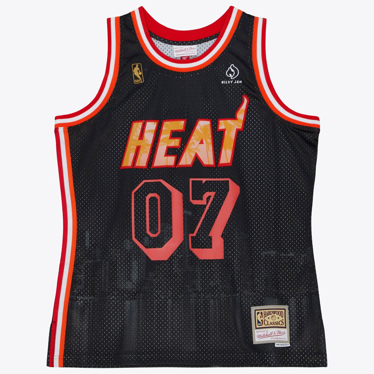 Miami Heat M&N x Nicky Jam Swingman Jersey