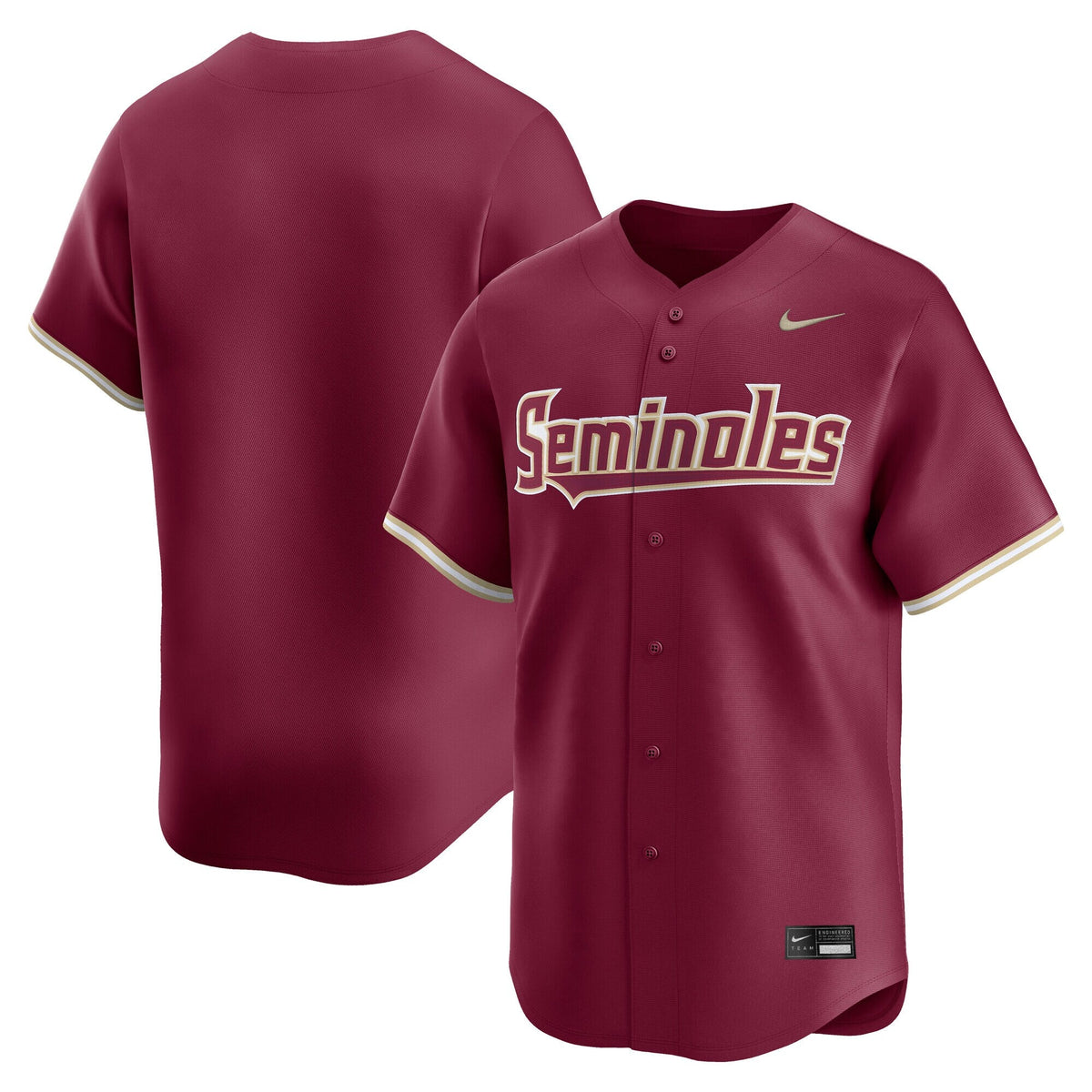 Garnet Florida State Seminoles Baseball Limited Jersey