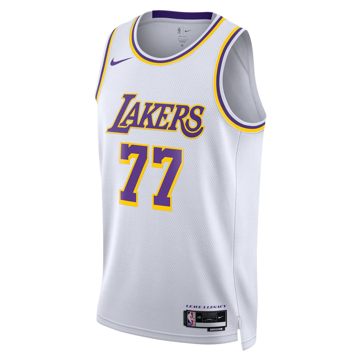 Los Angeles Lakers Association Edition Swingman Jersey - White - Luka Dončić