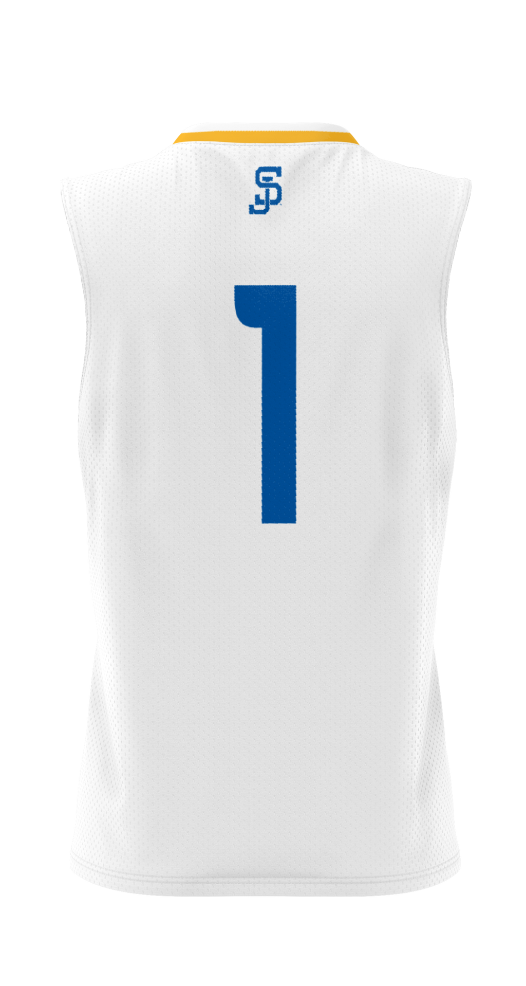 #1 San Jose State Spartans Lightweight Basketball Jersey - White