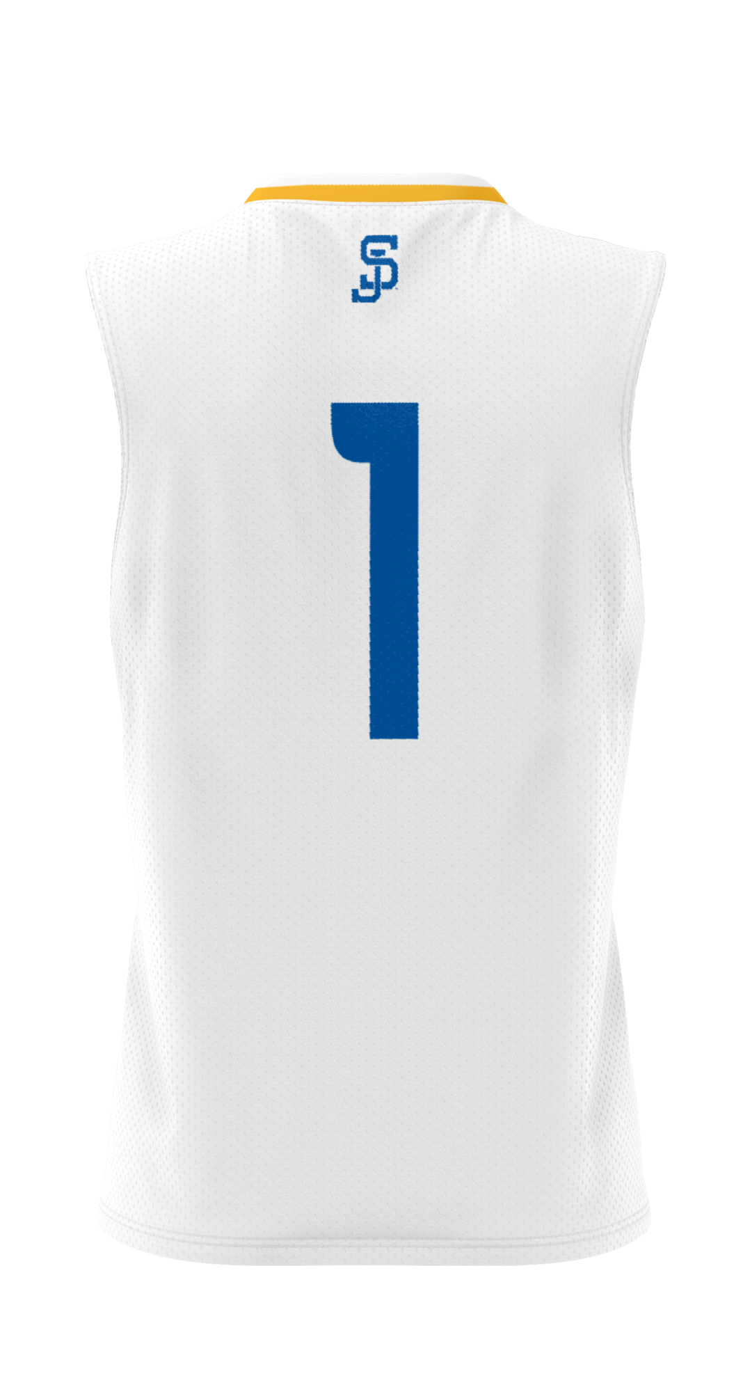 #1 San Jose State Spartans Lightweight Basketball Jersey - White