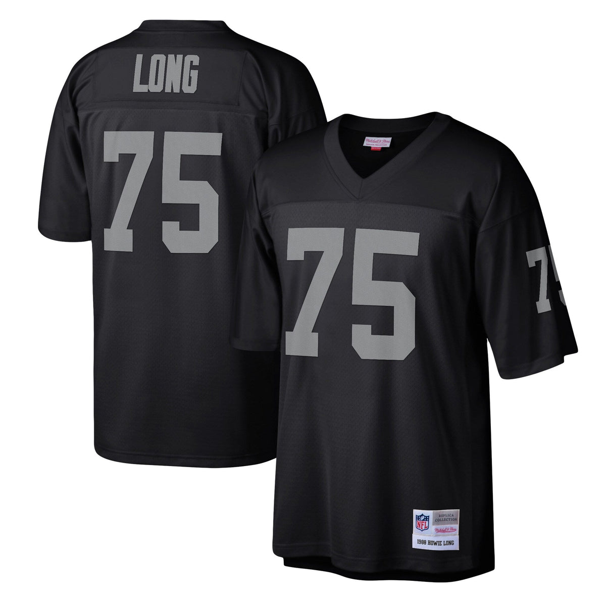 Las Vegas Raiders Howie Long Black Legacy Replica Football Jersey
