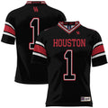#1 Black Houston Cougars Football Jersey
