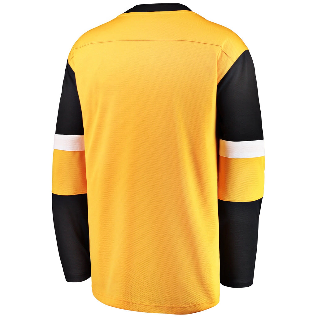 Pittsburgh Penguins Gold Alternate Breakaway Hockey Jersey