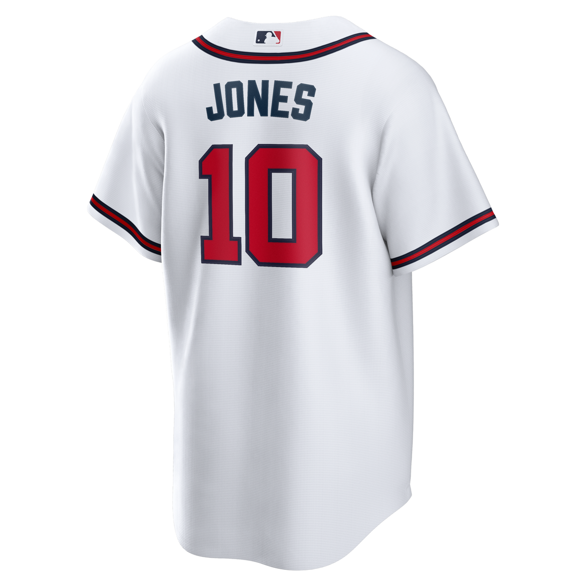 Atlanta Braves Chipper Jones White Home Retired Player Replica Baseball Jersey