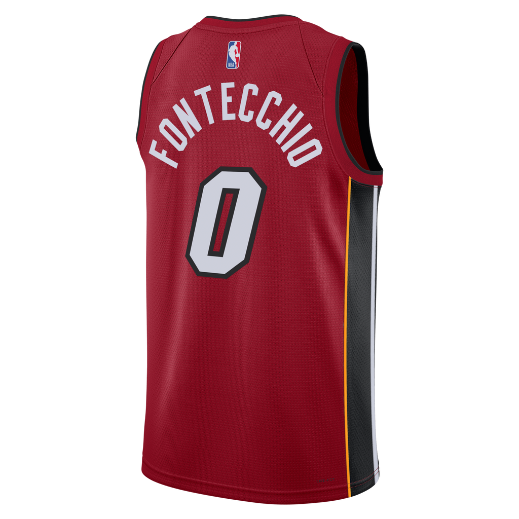 Miami Heat Statement Edition Swingman Jersey - Red - Simone Fontecchio