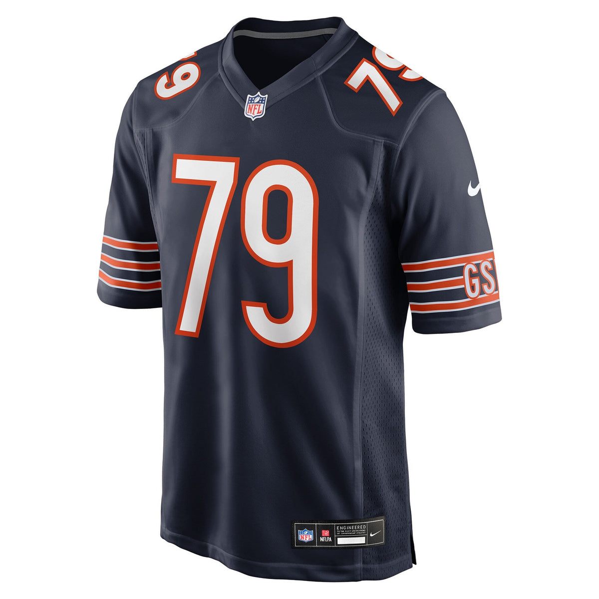 Chicago Bears Theo Benedet Navy Team Game Football Jersey