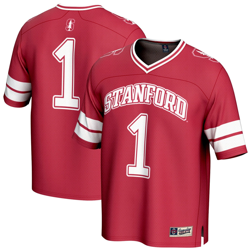 #1 Cardinal Stanford Cardinal Collegiate Football Fashion Jersey