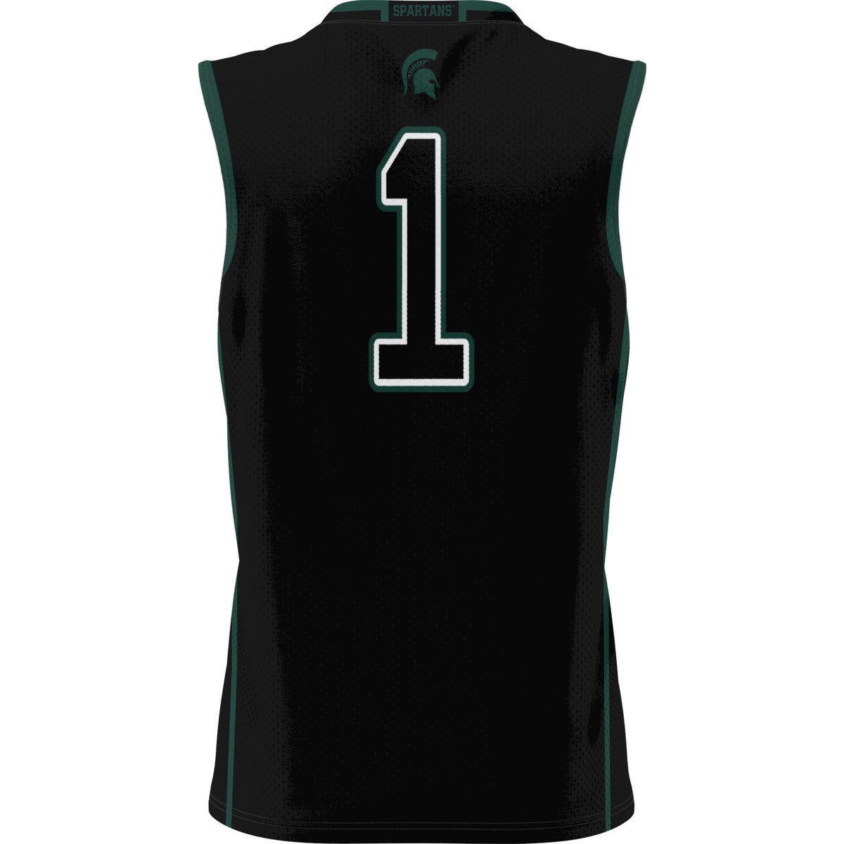 #1 Michigan State Spartans Lightweight Basketball Jersey - Black