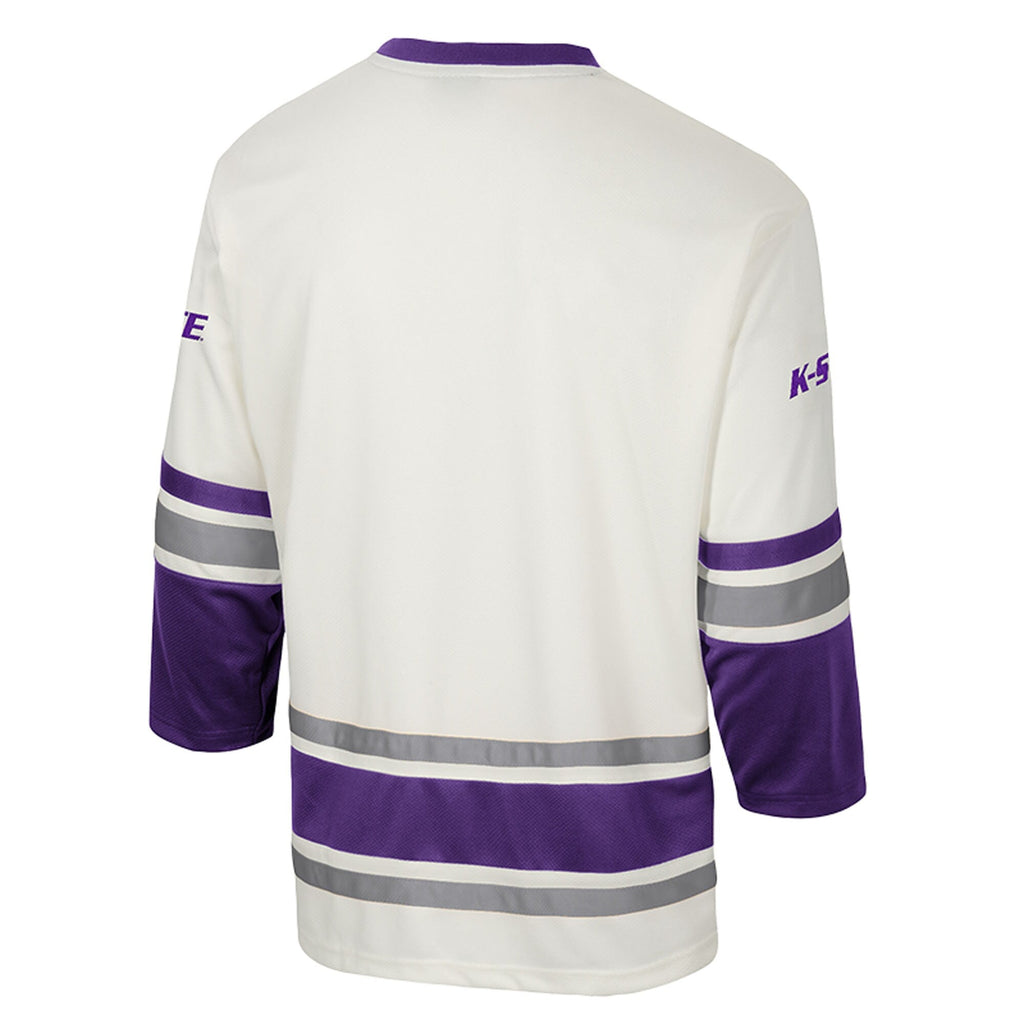 Kansas State Wildcats Puck Proud Fashion Hockey Jersey - Cream