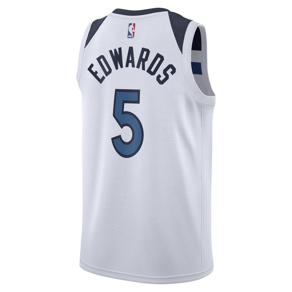 Minnesota Timberwolves Association Edition Swingman Jersey - White - Anthony Edwards