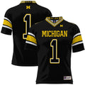 #1 Black Michigan Wolverines Football Jersey