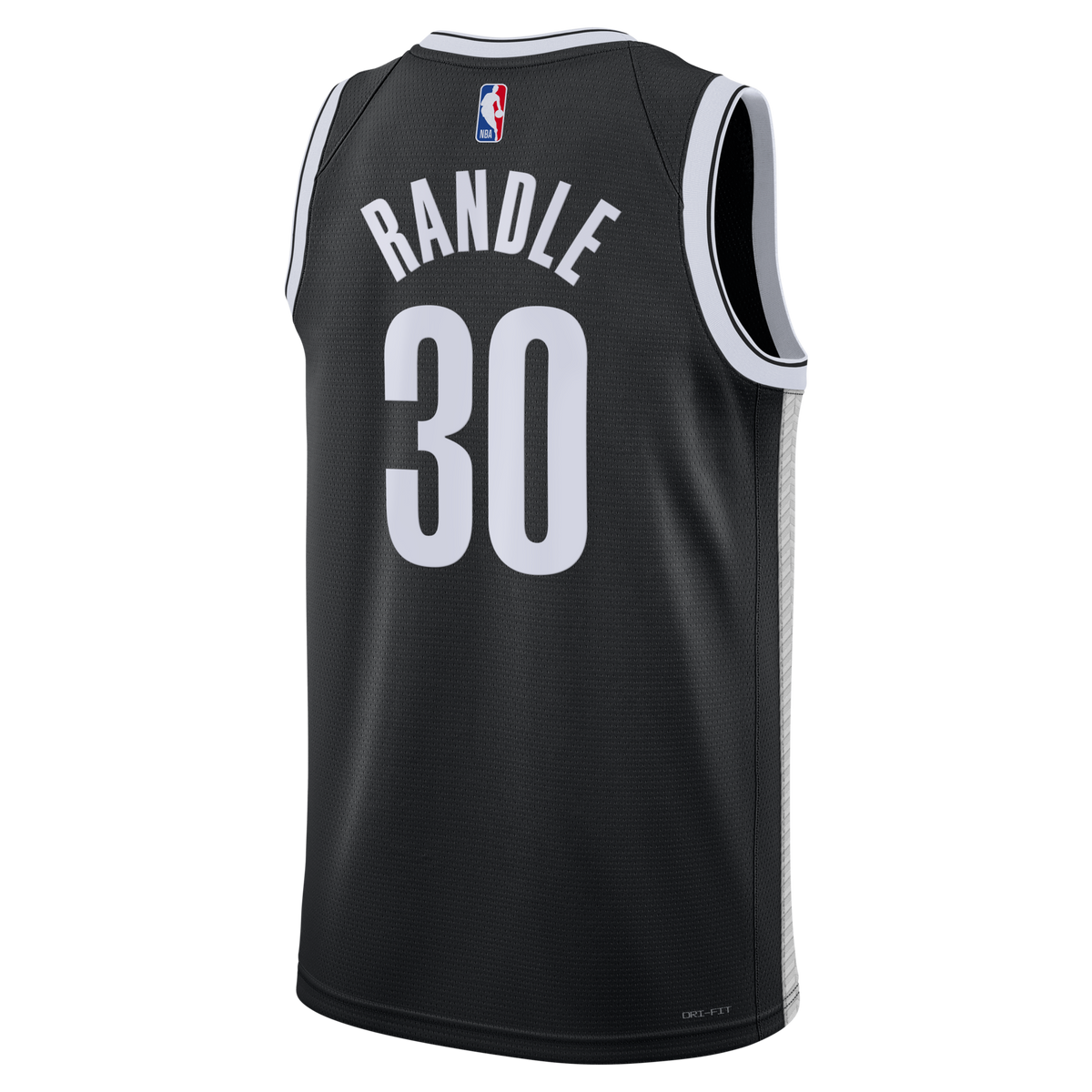 Brooklyn Nets Icon Swingman Jersey- Black - Julius Randle