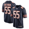 Chicago Bears Dayo Odeyingbo Navy Team Game Football Jersey