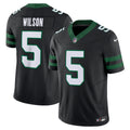 New York Jets Garrett Wilson Legacy Black Alternate Vapor F.U.S.E. Limited Football Jersey