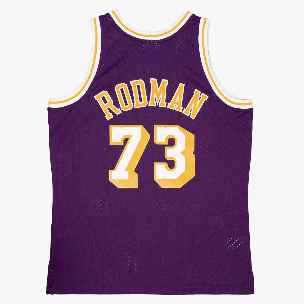 Los Angeles Lakers Dennis Rodman 1998 Road Jersey - Purple
