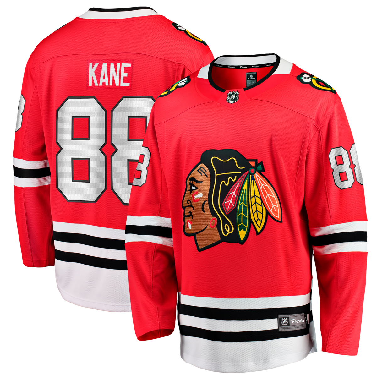 Chicago Blackhawks Patrick Kane Red Home Breakaway Hockey Jersey
