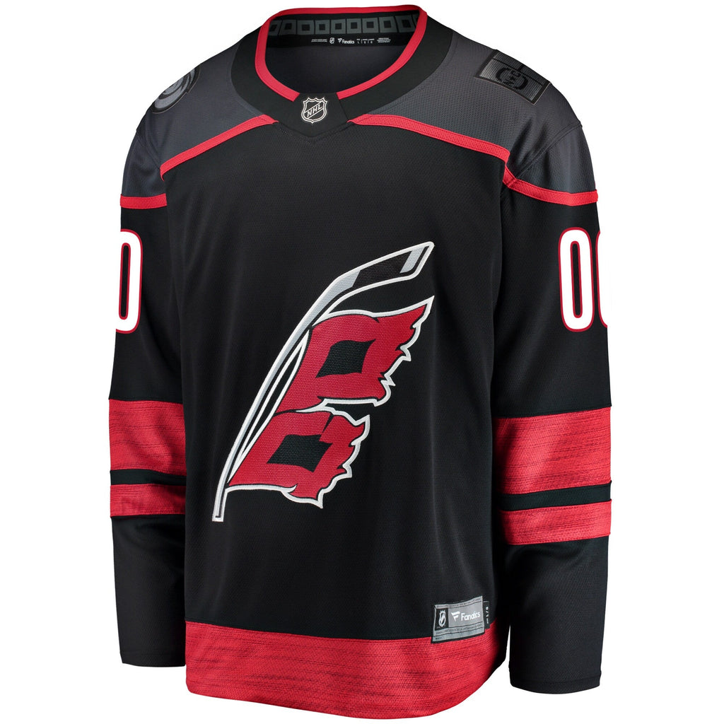 Carolina Hurricanes Black Home Breakaway Custom Hockey Jersey