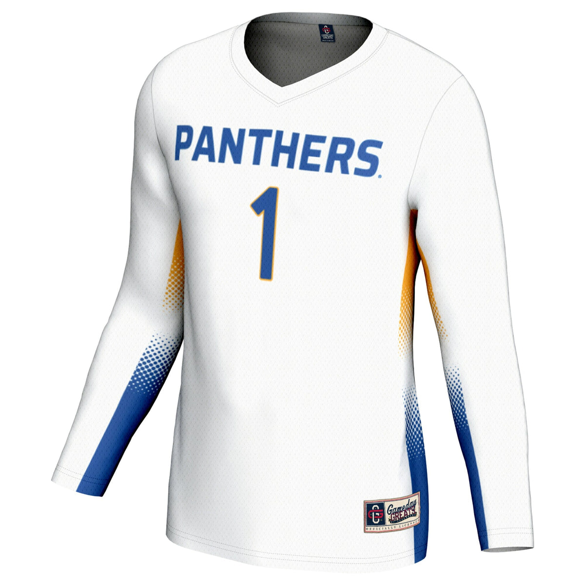 #1 Pitt Panthers Lightweight Volleyball Jersey - White