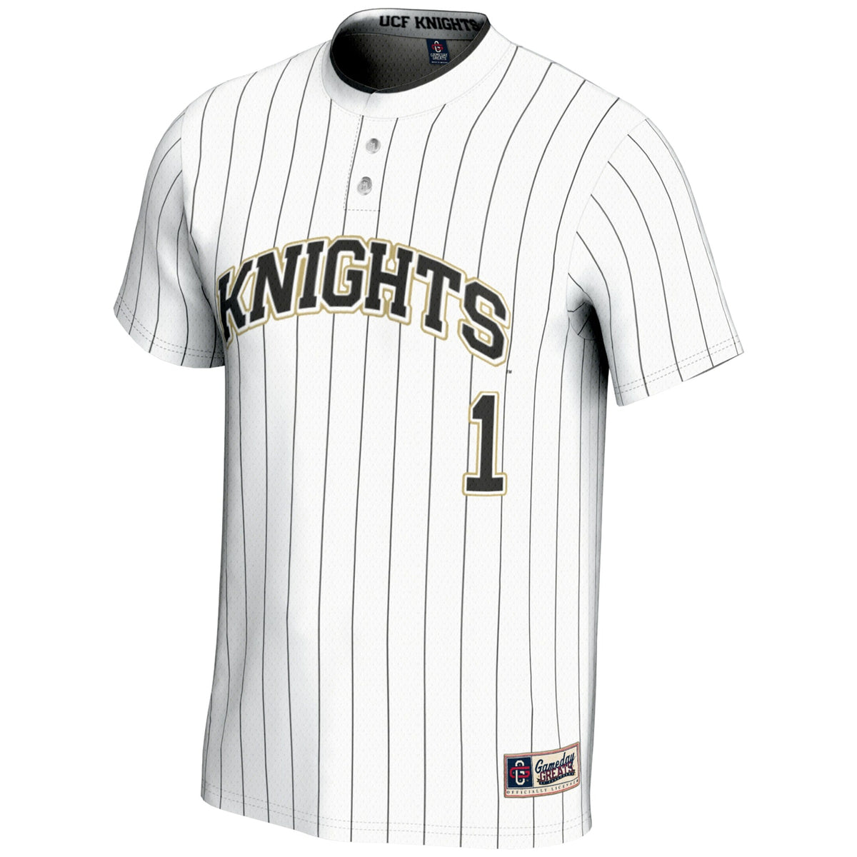 #1 UCF Knights Lightweight Softball Jersey - White