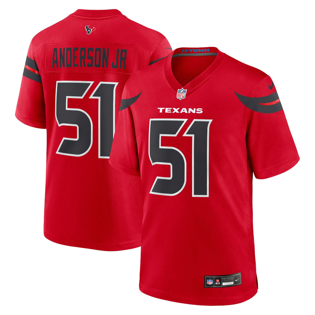 Houston Texans Will Anderson Jr. Red Alternate Game Football Jersey