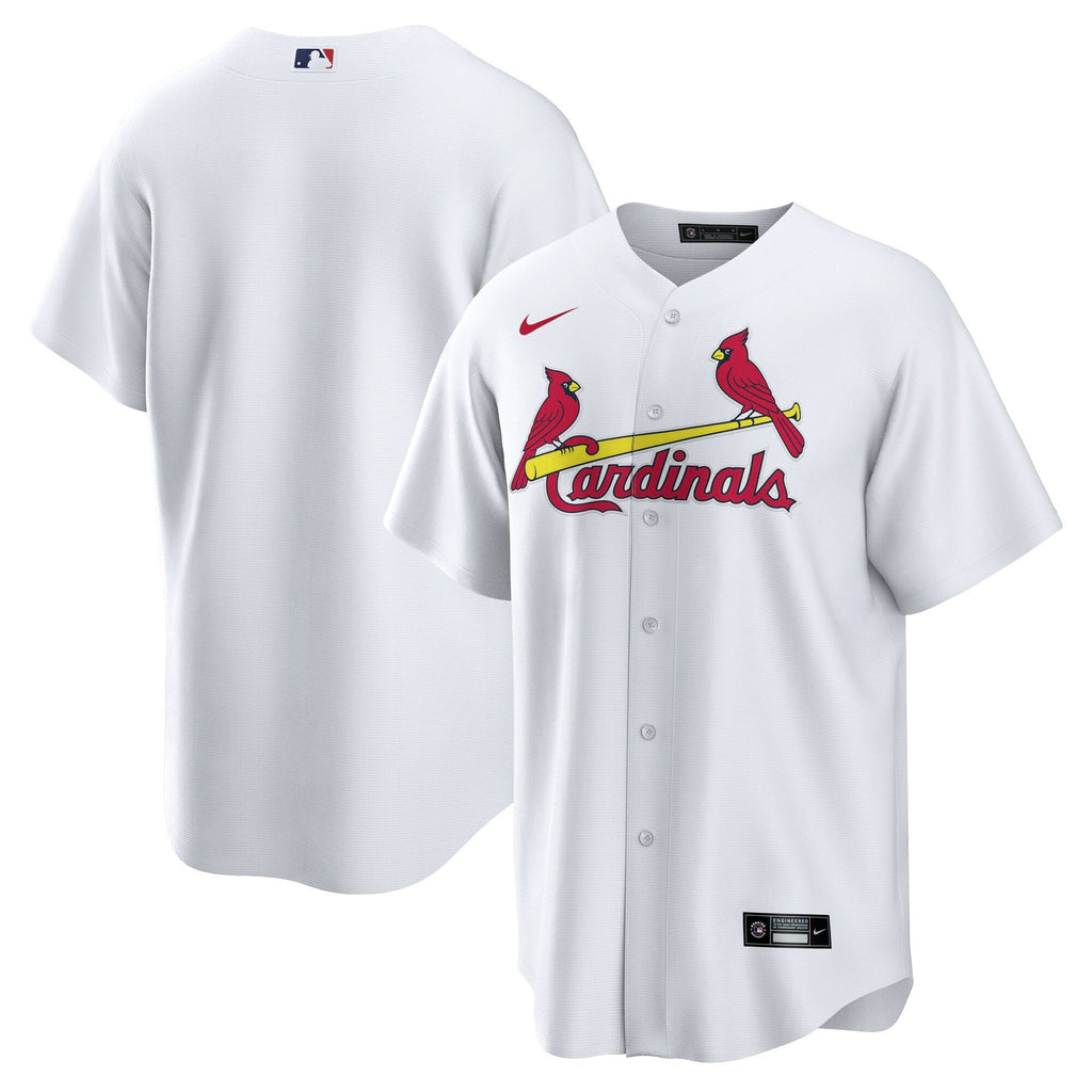 St. Louis Cardinals White Home Blank Replica Baseball Jersey