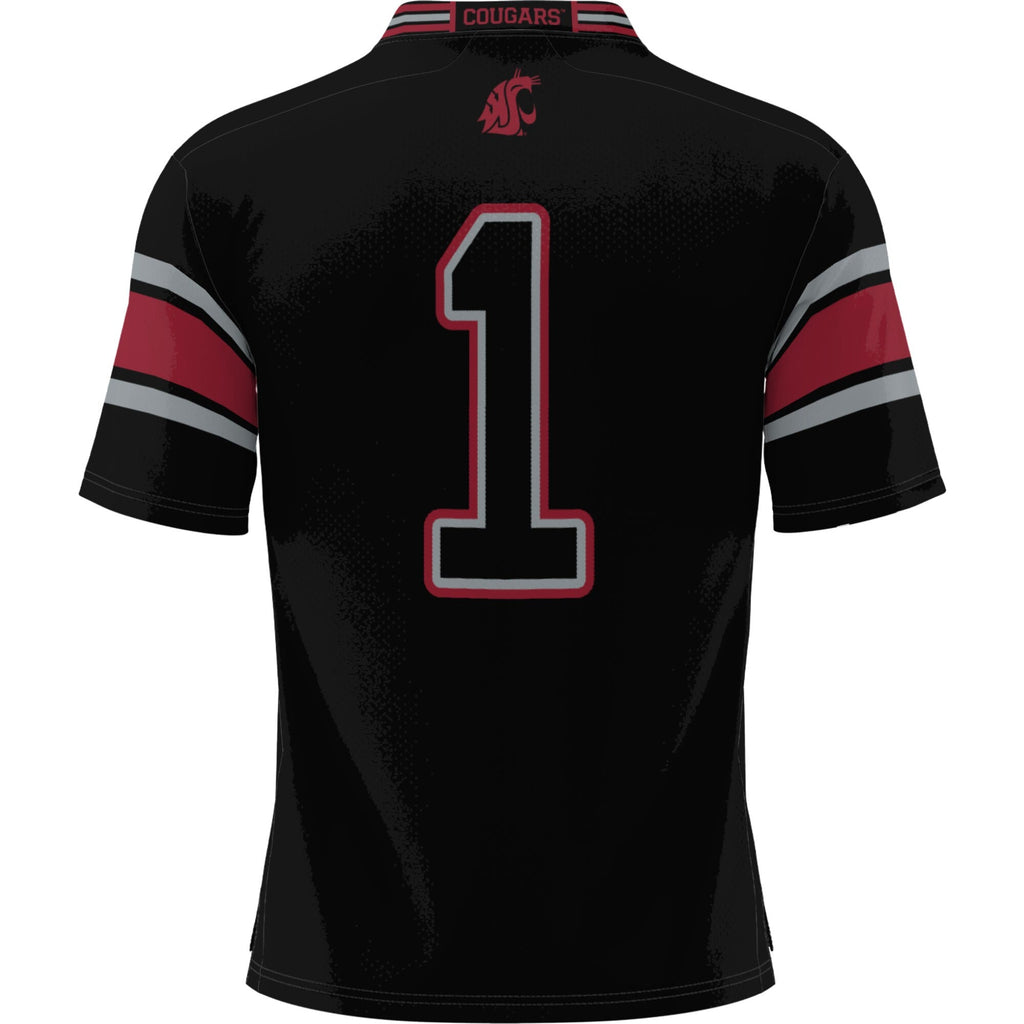 #1 Washington State Cougars Football Jersey - Black