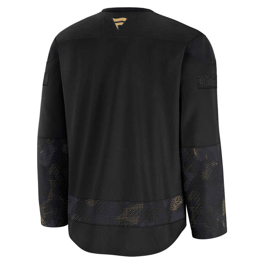 New York Islanders Black 2024 Military Appreciation Practice Jersey
