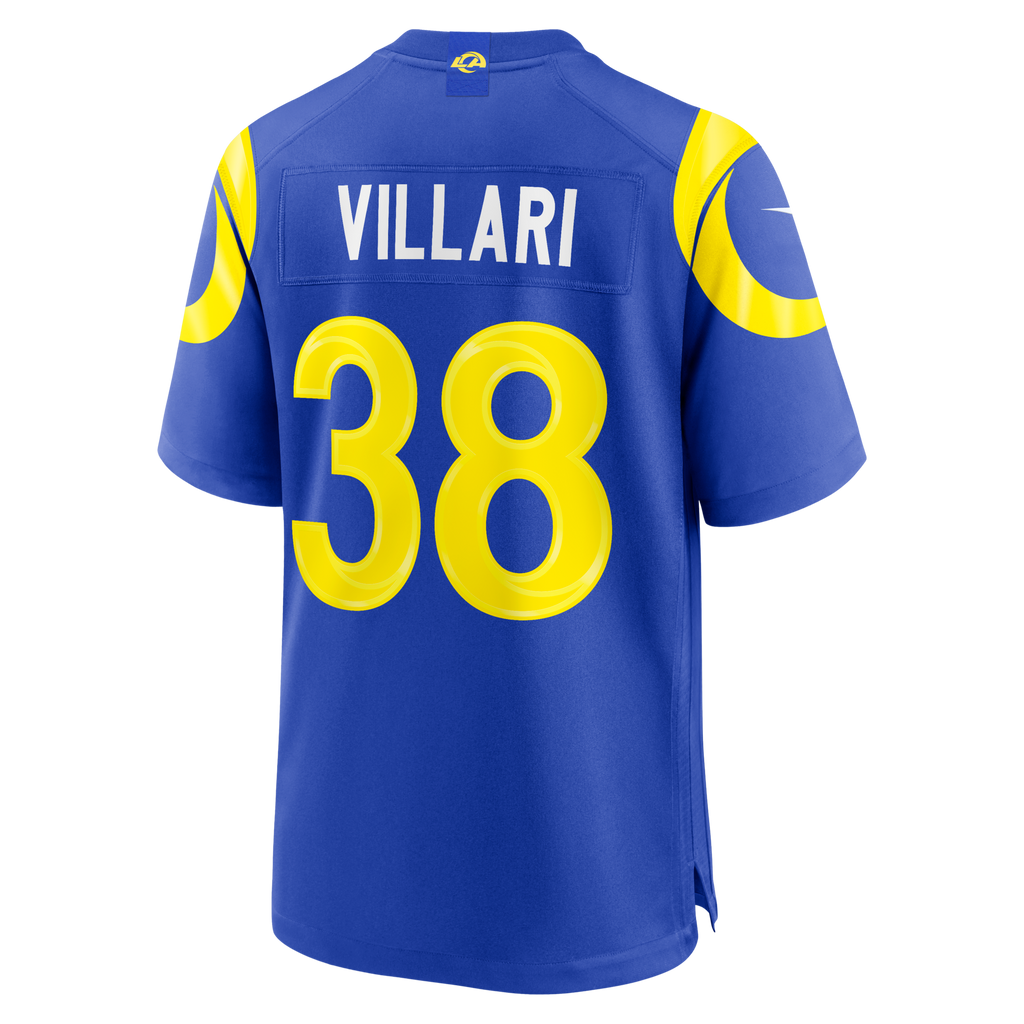 Los Angeles Rams Dan Villari Royal Game Football Jersey