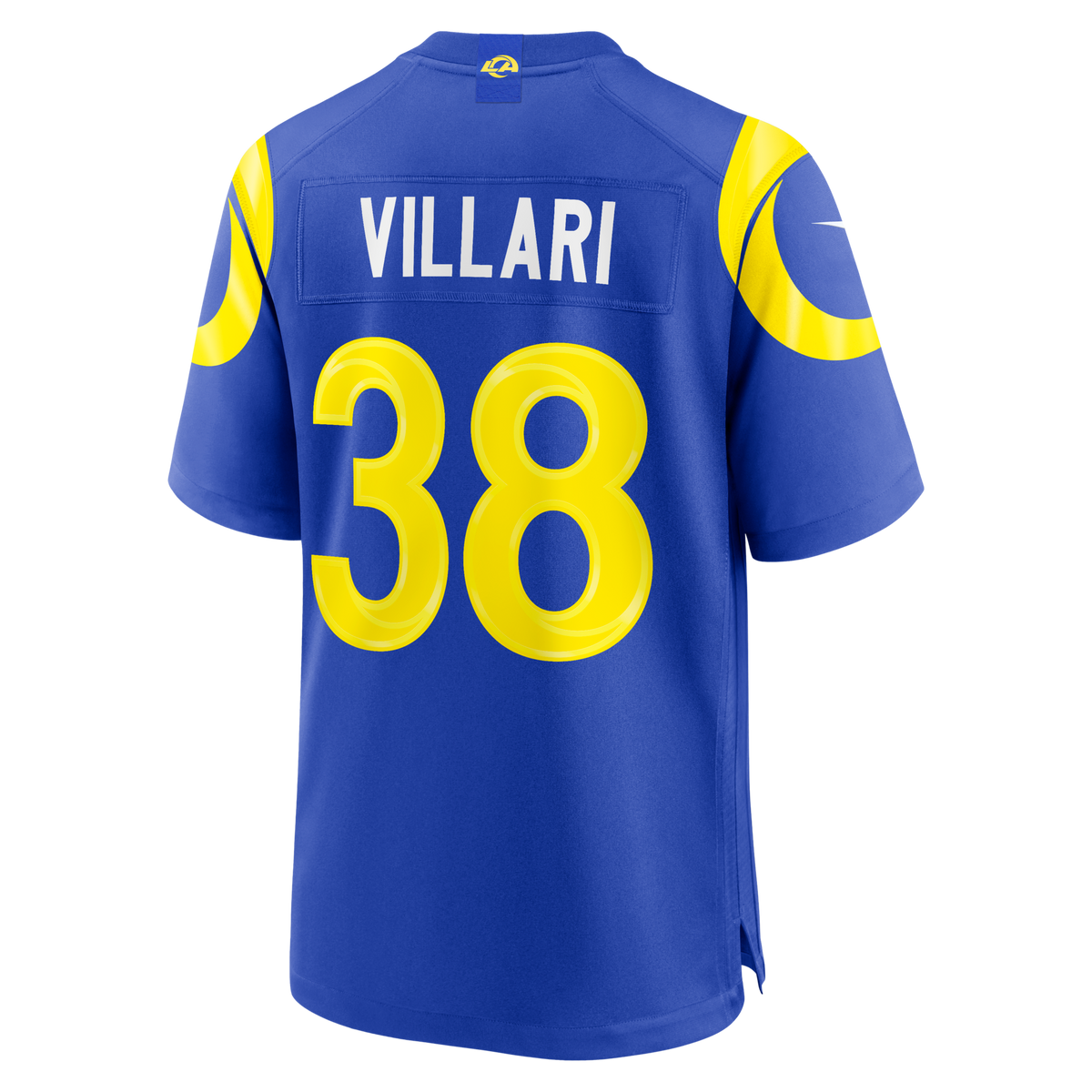 Los Angeles Rams Dan Villari Royal Game Football Jersey