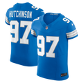 Detroit Lions Aidan Hutchinson Blue Team Vapor F.U.S.E. Elite Football Jersey