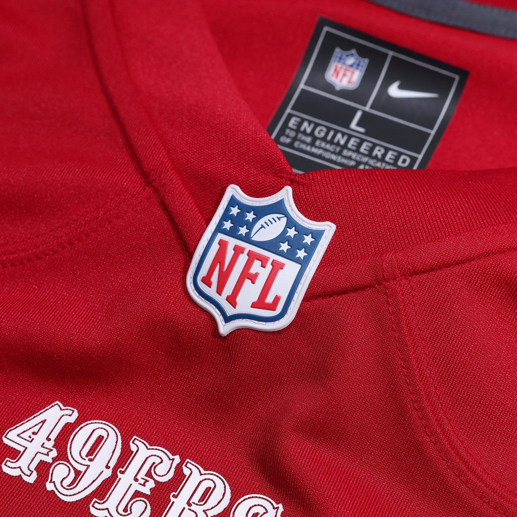 San Francisco 49ers Thomas Morstead Scarlet Team Game Football Jersey