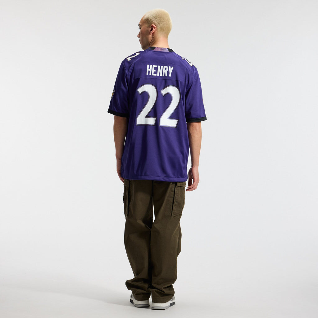 Baltimore Ravens Derrick Henry Purple Team Game Football Jersey