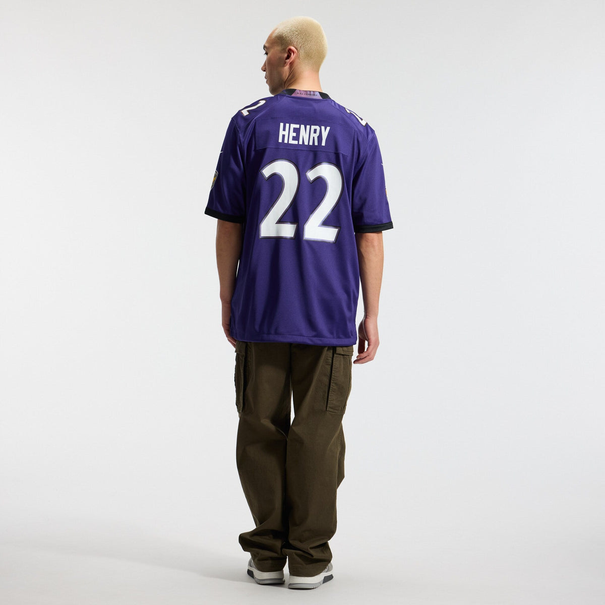 Baltimore Ravens Derrick Henry Purple Team Game Football Jersey