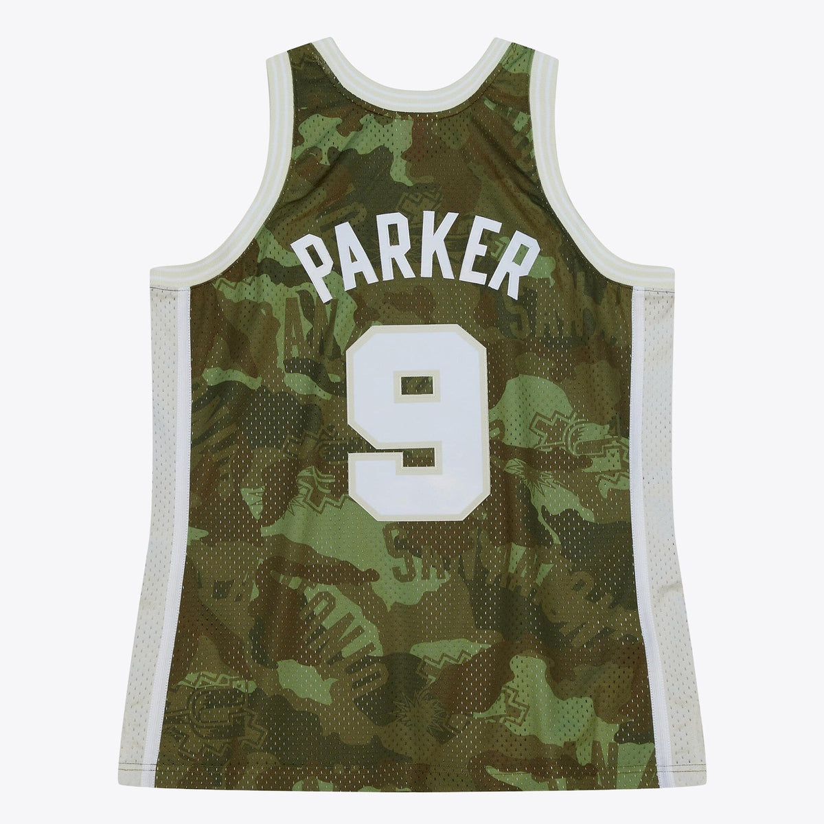 San Antonio Spurs Tony Parker 2000 Ghost Camo Swingman Jersey - Green