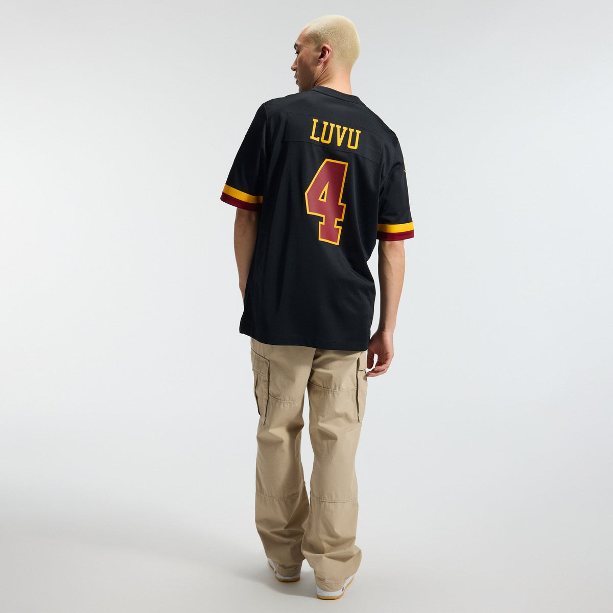 Washington Commanders Frankie Luvu Black Hail Raiser Alternate Game Football Jersey