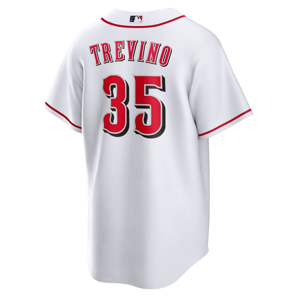 Cincinnati Reds Jose Trevino White Home Replica Baseball Jersey