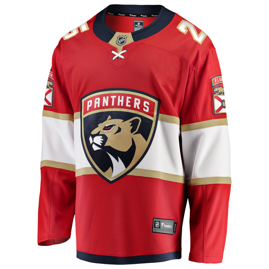Florida Panthers Jacob Markstrom Red Home Breakaway Hockey Jersey