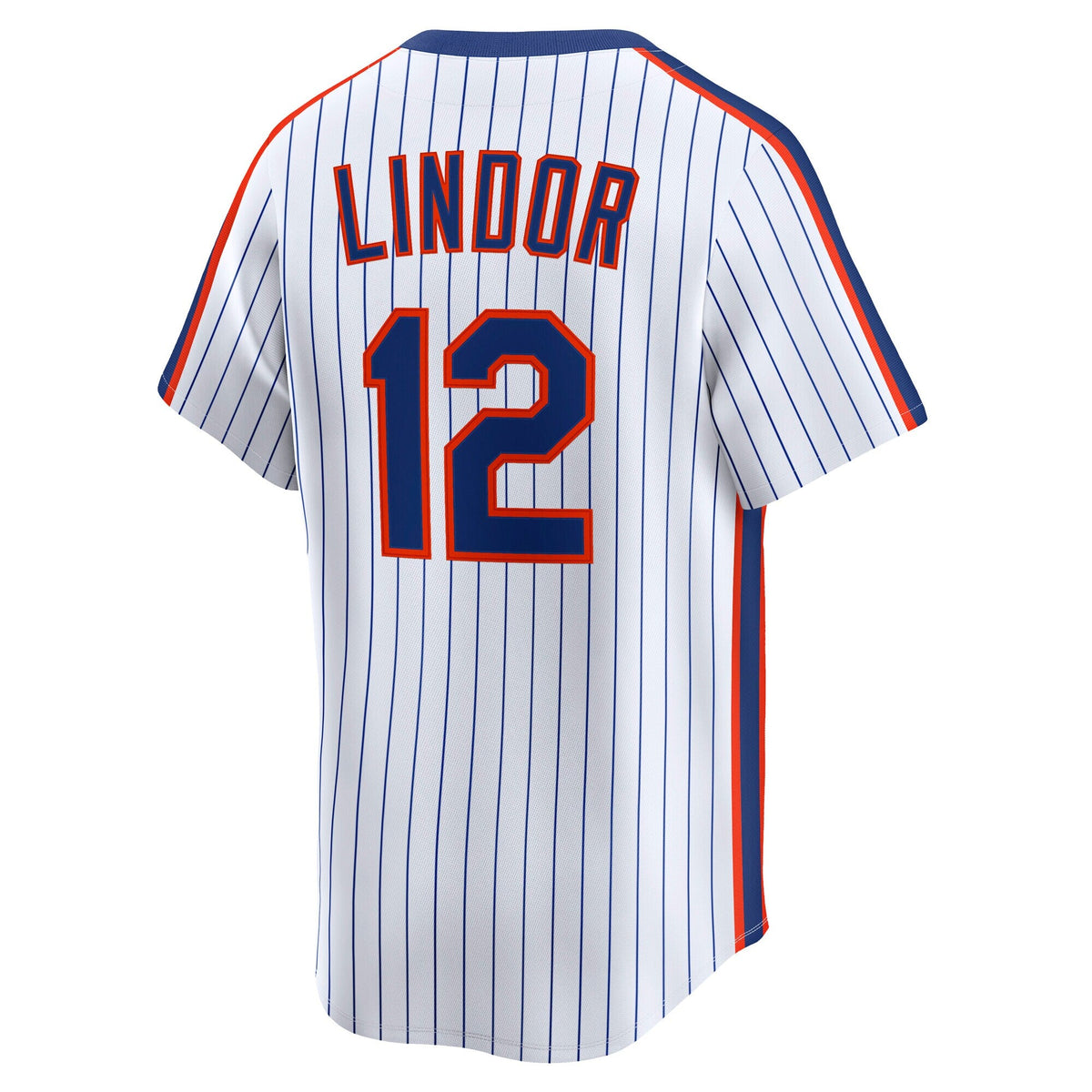 New York Mets Francisco Lindor White Throwback Cooperstown Collection Limited Baseball Jersey