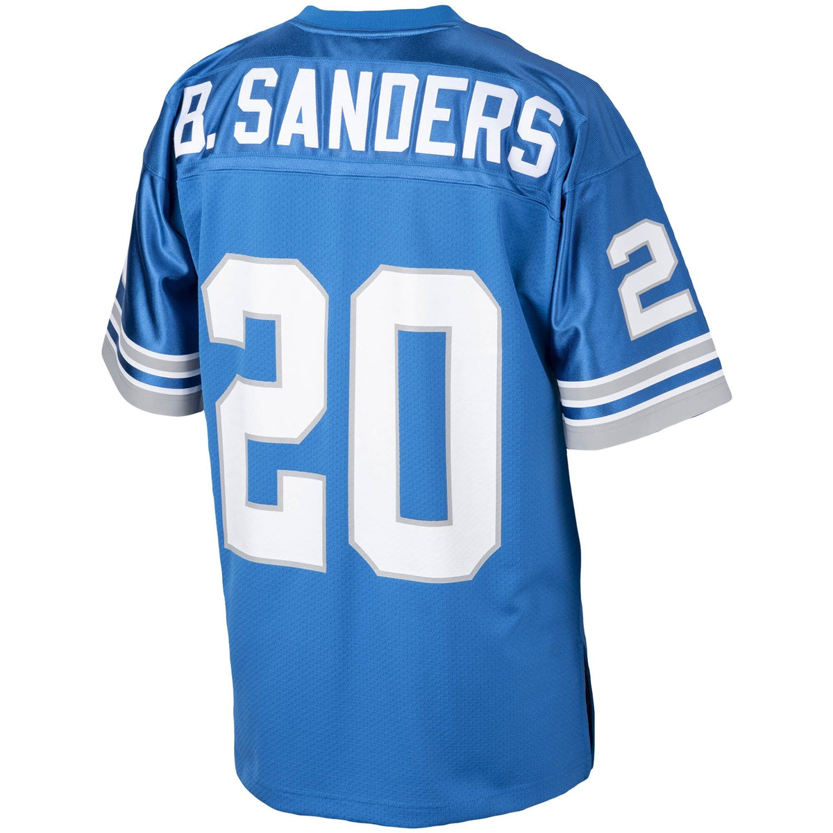 Detroit Lions 1993 Barry Sanders Blue Throwback Retired Player Football Jersey