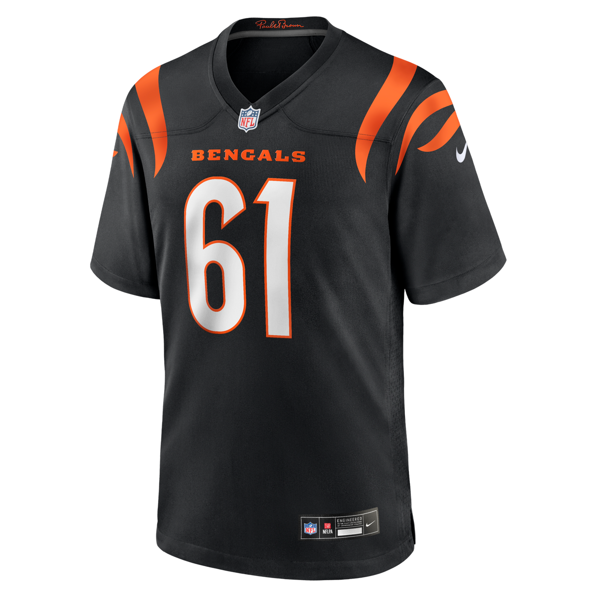 Cincinnati Bengals Cody Ford Black Game Football Jersey