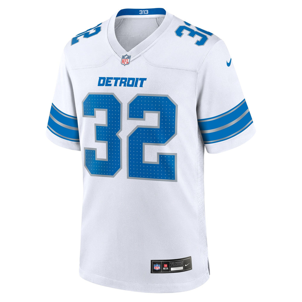 Detroit Lions Brian Branch White White Game Football Jersey