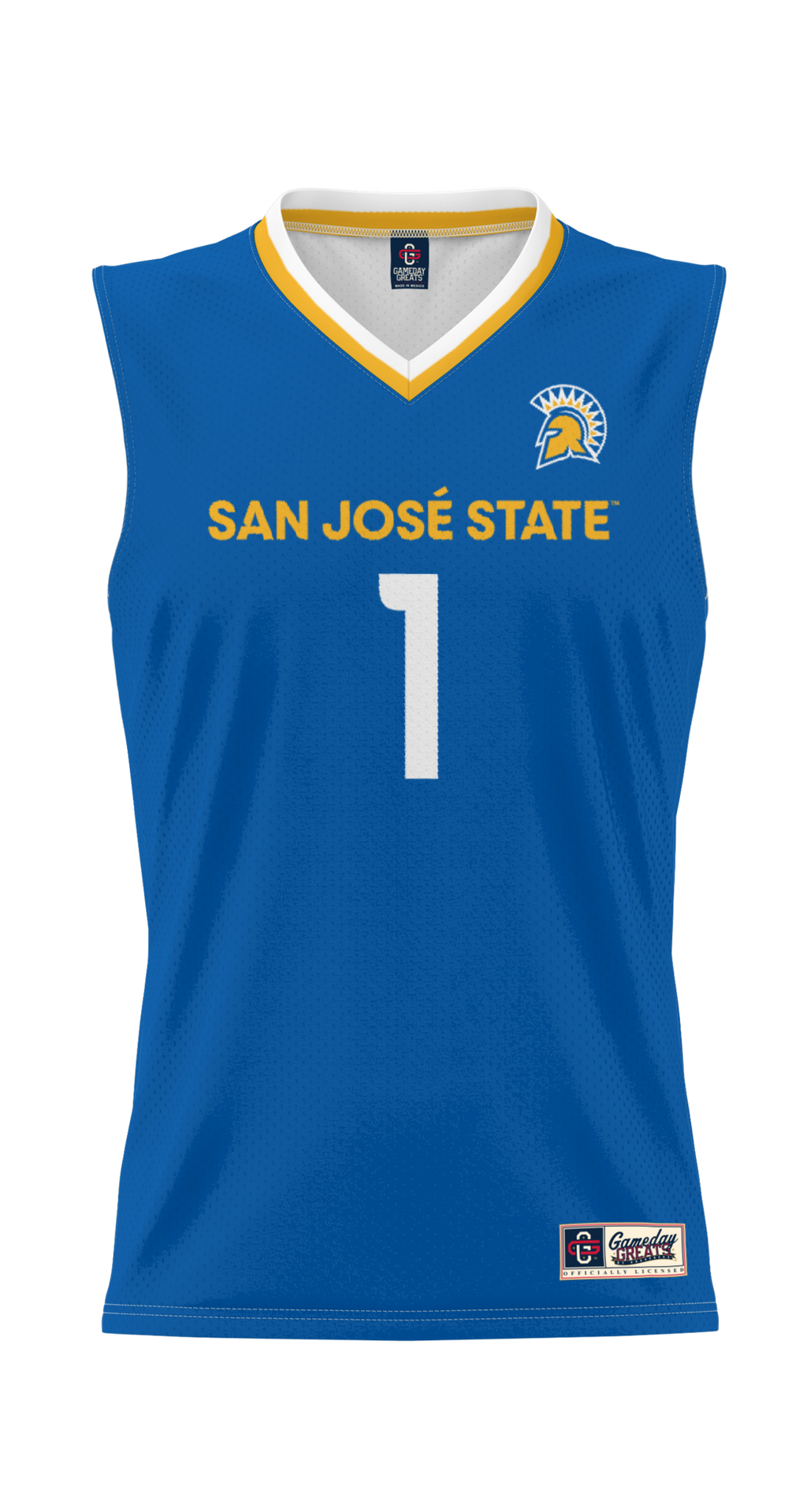 #1 San Jose State Spartans Lightweight Basketball Jersey - Royal