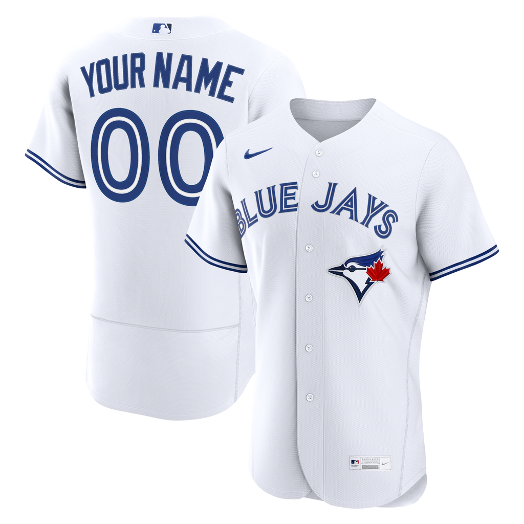 Toronto Blue Jays White Home Custom Baseball Jersey