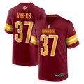 Washington Commanders Car'lin Vigers Burgundy Team Game Football Jersey