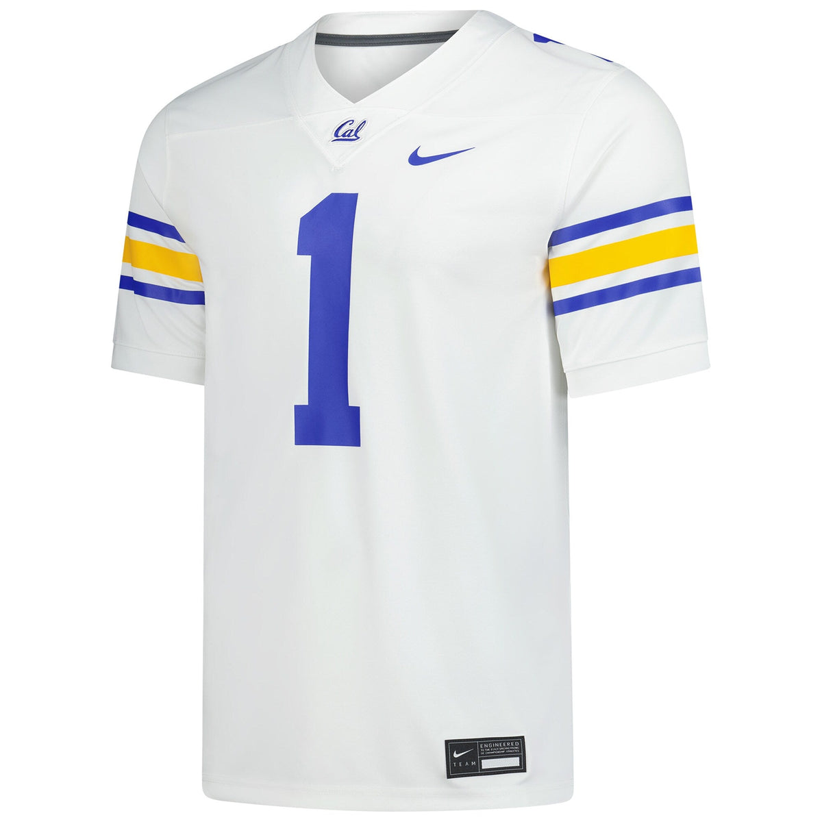 #1 White Cal Bears Alternate Game Football Jersey