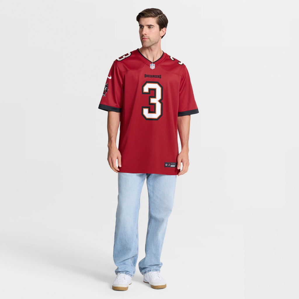 Tampa Bay Buccaneers Rueben Bain Jr. Red 2026 NFL Draft First Round Pick No. 15 Team Game Football Jersey