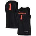 #1 Black Oregon State Beavers Replica Basketball Jersey