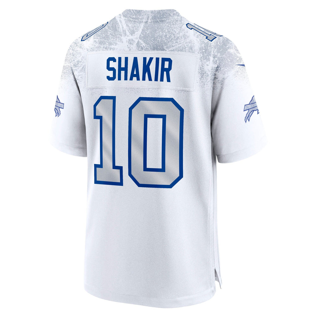 Buffalo Bills Khalil Shakir White 2025 Rivalries Collection Game Football Jersey